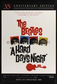 7x288 HARD DAY'S NIGHT advance 1sh R99 great image of The Beatles, rock & roll classic!