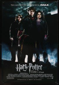7x290 HARRY POTTER & THE GOBLET OF FIRE DS 1sh '05 Daniel Radcliffe, Emma Watson, Rupert Grint!