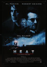 7x299 HEAT DS 1sh '95 Al Pacino, Robert De Niro, Val Kilmer, Michael Mann directed!