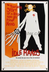 7x325 IDLE HANDS int'l DS 1sh '99 a touching story of a boy and his right hand, cool artwork!