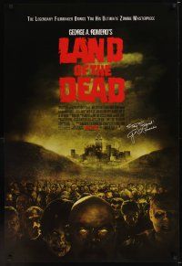 7x396 LAND OF THE DEAD advance DS 1sh '05 George Romero directed, zombies!
