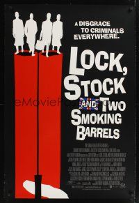 7x419 LOCK, STOCK & TWO SMOKING BARRELS DS 1sh '98 Guy Ritchie, Jason Flemyng, cool art!