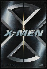 7x742 X-MEN teaser DS 1sh '00 Bryan Singer, Marvel Comics!