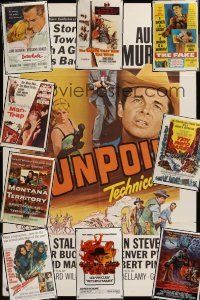 7y008 LOT OF 29 FOLDED ONE-SHEETS lot '52 - '83 Gunpoint, Man-Trap, Montana Territory, Fake + more!