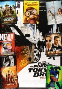 7y018 LOT OF 8 UNFOLDED BUS STOP POSTERS lot '05 - '06 Curious George, Break-Up, Tokyo Drift!