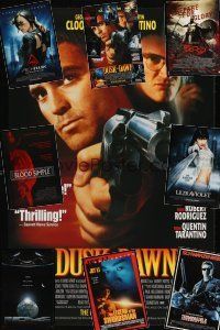 7y021 LOT OF 35 UNFOLDED ONE-SHEETS lot '90s - '00s From Dusk Till Dawn, 300, Blood Simple + more!