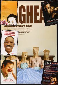 7y022 LOT OF 13 UNFOLDED ONE-SHEETS lot '96 - '09 Baghead, Deception, Patch Adams + more!