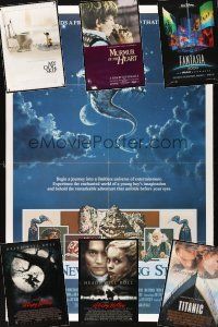 7y024 LOT OF 7 UNFOLDED OR FORMERLY FOLDED ONE-SHEETS lot '71 - '00 Neverending Story, Titanic!