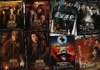 7y035 LOT OF 9 UNFOLDED CHINESE POSTERS lot '00 - '09 Crimson Rivers, Treasure Hunter + many more!