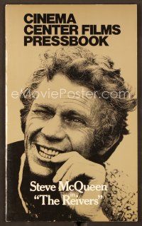 7y313 REIVERS pressbook '70 close up of rascally Steve McQueen, from William Faulkner's novel!
