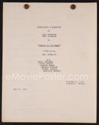 7y097 FEMALE ON THE BEACH continuity & dialogue script May 11, 1955, screenplay by Hill & Simmons!
