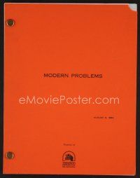 7y114 MODERN PROBLEMS revised draft script August 6, 1980, by Shapiro, Sherohman & Sellers!