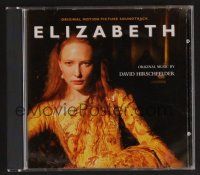 7y209 ELIZABETH soundtrack CD '98 Queen Cate Blanchett, original score by Davis Hirschfelder