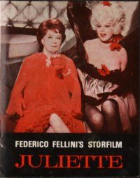 7y158 JULIET OF THE SPIRITS Danish program '65 Federico Fellini's Giulietta degli Spiriti, Masina