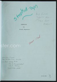7y091 BIG GIRLS DON'T CRY...THEY GET EVEN script August 15, 1990, screenplay by Frank Mugavero