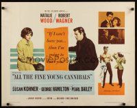 7z226 ALL THE FINE YOUNG CANNIBALS style B 1/2sh '60 Robert Wagner, sexy Natalie Wood!