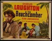 7z255 BEACHCOMBER 1/2sh R49 beach bum Charles Laughton, W. Somerset Maugham!