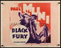 7z262 BLACK FURY 1/2sh R56 coal miner union organizer Paul Muni, directed by Michael Curtiz!