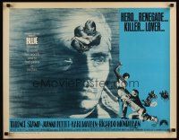 7z268 BLUE style B 1/2sh '68 huge close up of Terence Stamp, Joanna Pettet, English western!