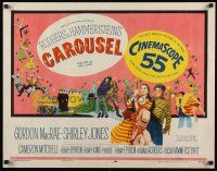7z297 CAROUSEL 1/2sh '56 Shirley Jones, Gordon MacRae, Rodgers & Hammerstein musical!