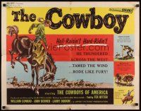 7z312 COWBOY 1/2sh '54 William Conrad is a hell-raisin' & hard ridin' cowboy!