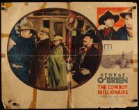 7z313 COWBOY MILLIONAIRE style A 1/2sh '35 dude ranch owner George O'Brien loves English Bostock!