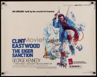 7z349 EIGER SANCTION 1/2sh '75 Clint Eastwood's lifeline was held by the assassin he hunted!