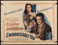 7z351 EMBRACEABLE YOU 1/2sh '48 sexy Geraldine Brooks was looking for trouble & Dane Clark!