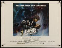 7z352 EMPIRE STRIKES BACK 1/2sh '80 George Lucas sci-fi classic, artwork by Roger Kastel!