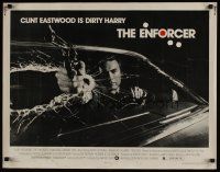 7z355 ENFORCER 1/2sh '76 cool different photo of Clint Eastwood as Dirty Harry by Bill Gold!