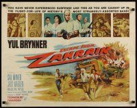 7z356 ESCAPE FROM ZAHRAIN 1/2sh '62 Yul Brynner, Sal Mineo, Jack Warden, desert thriller!