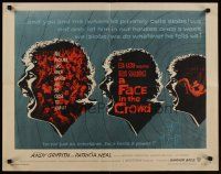 7z358 FACE IN THE CROWD 1/2sh '57 we do whatever Andy Griffith tells us, Elia Kazan!