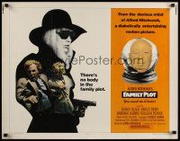7z361 FAMILY PLOT 1/2sh '76 from the mind of devious Alfred Hitchcock, Karen Black, Bruce Dern!