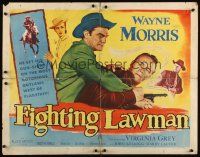 7z366 FIGHTING LAWMAN 1/2sh '53 Wayne Morris set his gun-sight on the most notorious outlaws!
