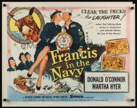 7z377 FRANCIS IN THE NAVY style A 1/2sh '55 sailor Donald O'Connor & Martha Hyer + talking mule!