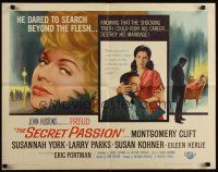 7z378 FREUD 1/2sh '63 John Huston directed, Montgomery Clift, Susannah York, The Secret Passion!