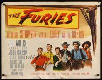 7z381 FURIES style A 1/2sh '50 Barbara Stanwyck, Wendell Corey, Walter Huston, Anthony Mann!