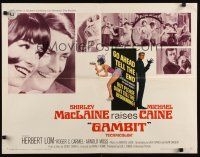 7z386 GAMBIT 1/2sh '67 many great images of sexy Shirley MacLaine & Michael Caine!