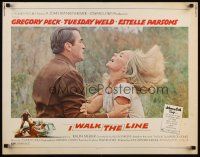 7z433 I WALK THE LINE 1/2sh '70 Gregory Peck, Tuesday Weld, John Frankenheimer!