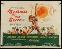 7z444 ISLAND IN THE SUN 1/2sh '57 James Mason, Joan Fontaine, Dorothy Dandridge, Harry Belafonte
