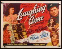 7z478 LAUGHING ANNE style B 1/2sh '54 Wendell Corey & Margaret Lockwood!