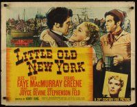 7z489 LITTLE OLD NEW YORK style A 1/2sh '40 beautiful Alice Faye, Fred MacMurray & Richard Greene!