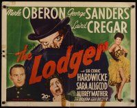 7z491 LODGER 1/2sh '43 Laird Cregar as Jack the Ripper, George Sanders, Merle Oberon!