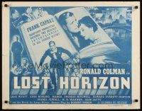 7z498 LOST HORIZON 1/2sh R48 Frank Capra's mightiest production starring Ronald Colman!