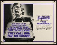 7z517 MECHANIC 1/2sh '72 Charles Bronson has more than a dozen ways to kill, and they all work!
