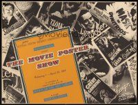 7z526 MOVIE POSTER SHOW 22x29 exhibit poster '85 Miami Film Festival, montage of classic posters!