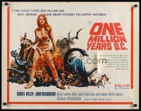 7z550 ONE MILLION YEARS B.C. 1/2sh '66 full-length sexiest prehistoric cave woman Raquel Welch!