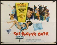 7z556 PARTY'S OVER 1/2sh '66 Oliver Reed, Ann Lynn, Clifford David, wild party!