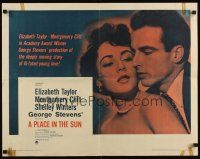 7z560 PLACE IN THE SUN 1/2sh R59 Montgomery Clift, sexy Elizabeth Taylor, Shelley Winters!