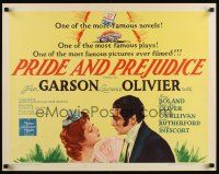 7z564 PRIDE & PREJUDICE 1/2sh R62 Laurence Olivier & Greer Garson, from Jane Austen's novel!